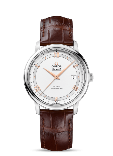Omega De Ville Prestige Co-Axial 39.5 Stainless Steel / Vintage Silver